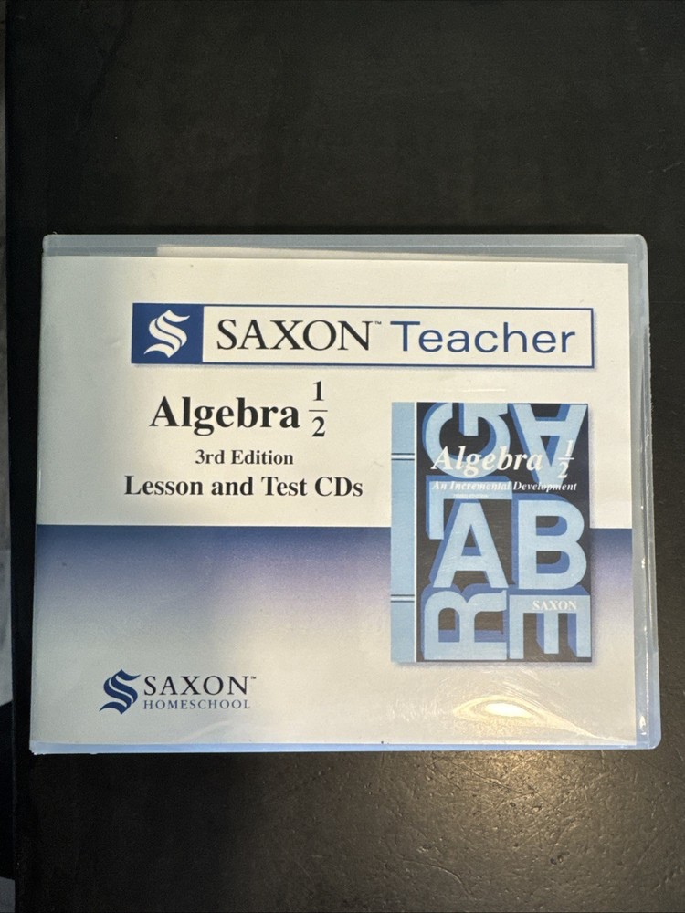 Saxon Algebra 1/2 Teacher CD’S (3RD EDITION)