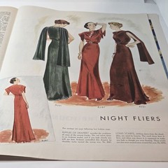 Vtg McCalls’s Mag Jan. 1936 30s Color Ads Fashion Plates Homes Nostalgia READ
