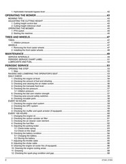 KUBOTA Z724X Z726X Zero Turn Operators Manual, BIND – FRONT & BACK – XL FOLDOUTS