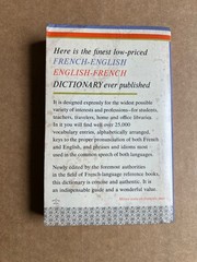 Larousse’s French English dictionary-1962 paperback/Washington Square press
