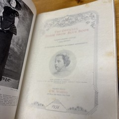 The OFFICIAL HORSE SHOW BLUE BOOK 1934 – The Equine Hall of Fame Equestrian 28th