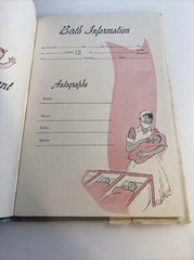 RARE 1959 hcdj BABY Leichenger & Fishbein Record Keeping 📕 ab3