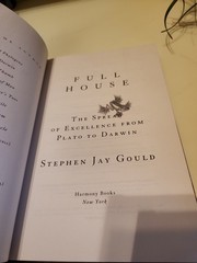 RARE SIGNED FIRST EDITION FULL HOUSE STEPHEN JAY GOULD THE SPREAD OF EXCELLENCE