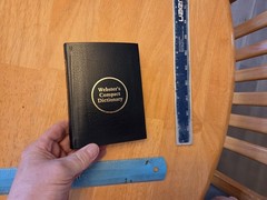 Webster’s Compact Dictionary – 1987 Merriam Webster Vinyl