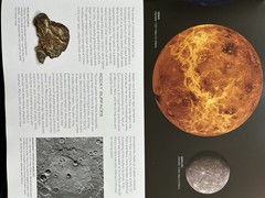 Collaging Lot of 30 Single Book Pages Celestial Space Planets Collage Astronomy