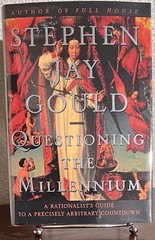 SIGNED ~ QUESTIONING THE MILLENNIUM Stephen Jay Gould (1997, Hardcover) 1st/4th