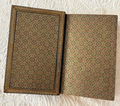 Auguste Petit 1884 leather binding of Nouveau Testament 1878 with gold doublures