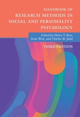Handbook of Research Methods in Social and Personality Psychology, Hardcover …