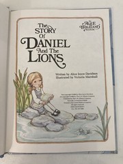 The Story of Daniel and the Lions An Alice in Bibleland Storybook – 1986 GOOD