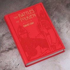 THE BATTLES OF TOLKIEN David Day Illustrated Guide Flexi Bound Faux Leather NEW