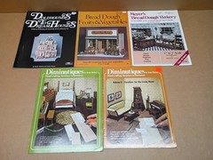 Miniature Furniture Dollhouses 9 BOOK LOT