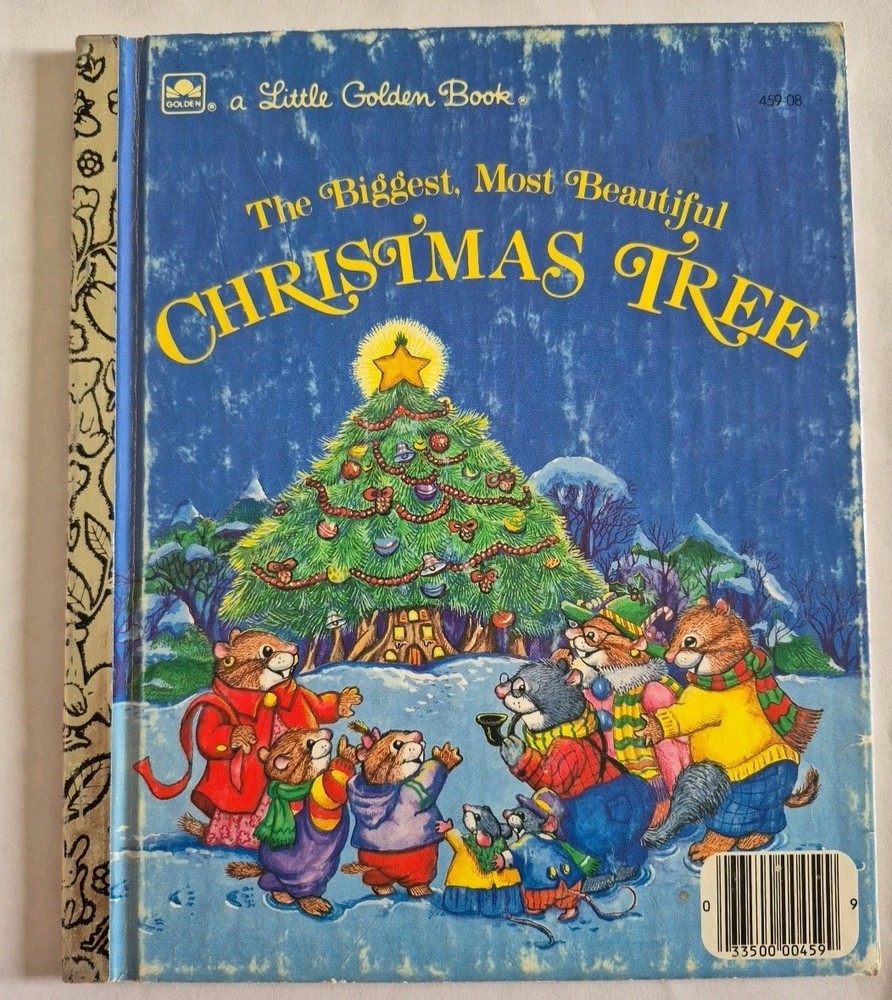 The Biggest Most Beautiful CHRISTMAS TREE Little Golden Book-1985 H printing