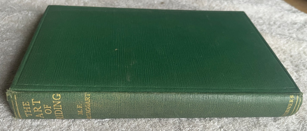 The Art of Riding book horses equestrian McTaggard hardcover 1932 3rd ed antique