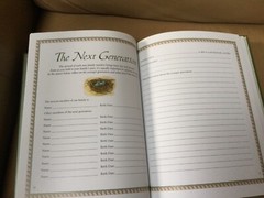 Our Family Tree ~ A Keepsake Book ~ Generations ~ Weddings ~ Hobbies ~ 76 pp.