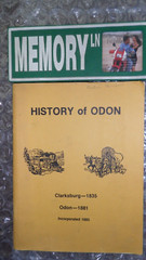 ORIGINAL HISTORY OF ODON/CLARKSBURG YEARBOOK/ANNUAL/ODON, INDIANA….128 PAGES