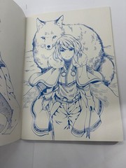 Inktober Medium Sized Booklet Of Art Rare 2014 Anime Style