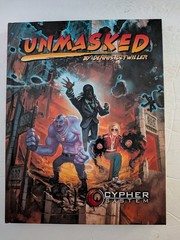 Unmasked Dennis Detwiller 2017 Cypher System RPG Monte Cook Games