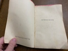 OLD ITALIAN BOOK POESIE CLASSICI ITALIANI #398 BY UGO FOSCOLO YEAR 1796