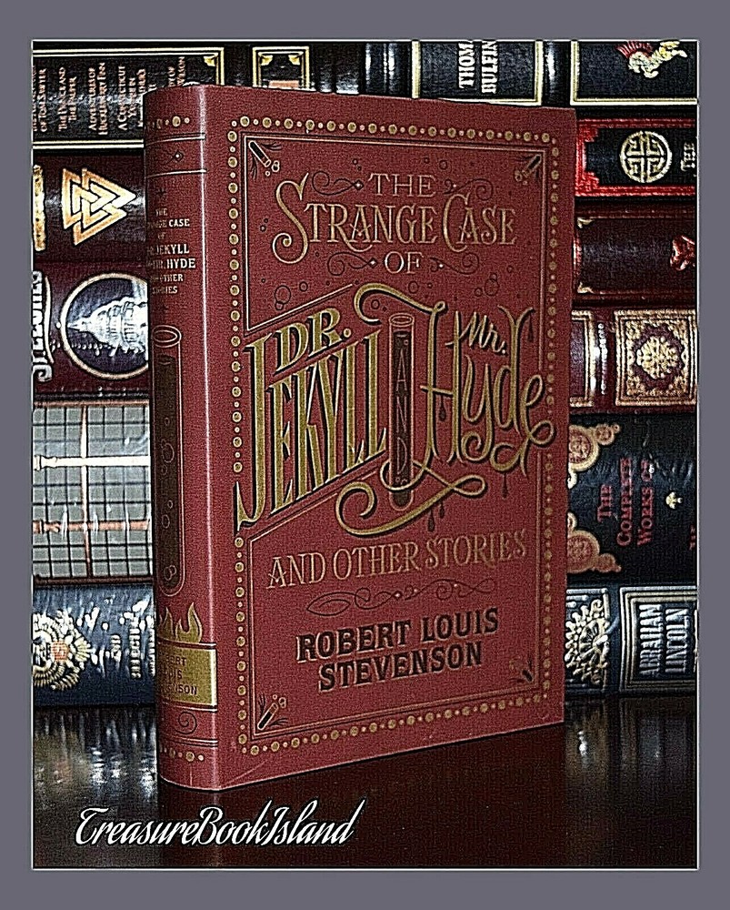 New Strange Case Dr. Jekyll & Mr. Hyde Stevenson Soft Leather Bound Collectible