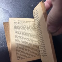 Little Leather Library Vintage Miniature Book Speeches & Letters G. Washington