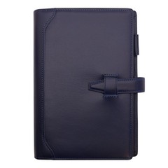 Olive Leather Bible 15mm Navy