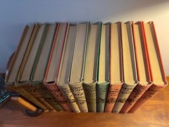 Wizard of OZ Book Set 12 Hardcover mid-century reprints