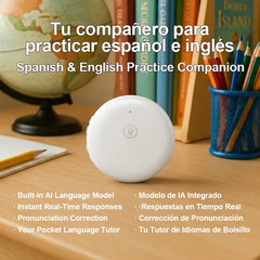 Spanish & English Practice Companion – Supports 165 Languages，Tu Compañero Para