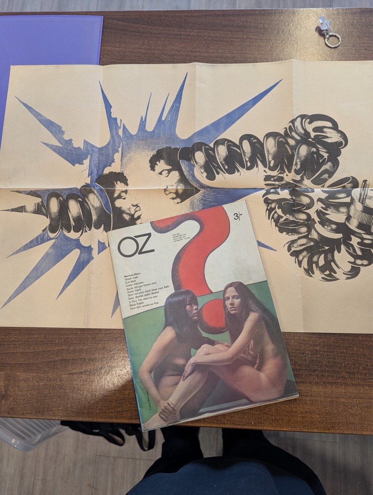 OZ Magazine #17 1969 COMPLETE with Martin Sharp Magic Theatre Poster Rare