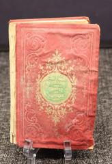 Emblems and Poetry of flowers 1854 Poetry Miniature Book. 1800s Antique