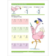School Zone Addition & Subtraction Workbook Ages 6 to 8, 1st & 2nd Grade Math