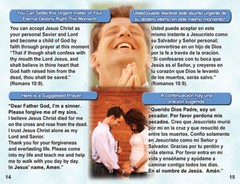 English & Spanish Gospel Tracts, 40 PK in 4 Covers, 20 Pages Each, Best Seller!
