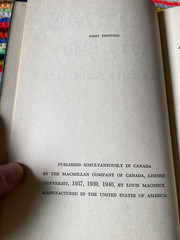 Louis MacNeice Poems 1925-1940 First Edition Random House Irish Poetry 1940