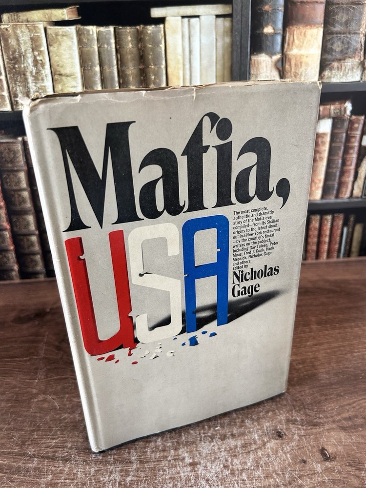 Mafia, USA by Nicholas Gage 1972 Hardcover, First Edition, with Dust Jacket VG