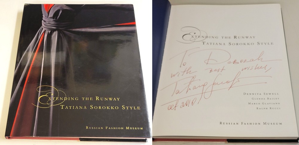 TATIANA SOROKKO STYLE: Extending the Runway~ Modeling HARDCOVER BOOK (Signed 3X)