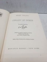Samuel Clemens Mark twain MARK TWAIN’S LIBRARY OF HUMOR Reprint