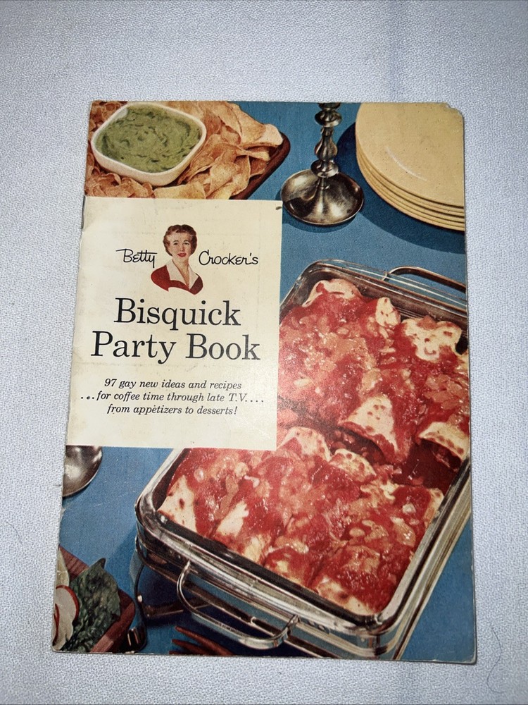 Betty Crocker Bisquick Party Book Vintage 20 Pages 1957