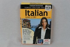 Instant Immersion Italian Levels 1, 2, 3 by Topics Entertainment (2006, CD-ROM)