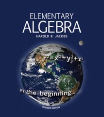 Elementary Algebra – Paperback By Harold R Jacobs – GOOD