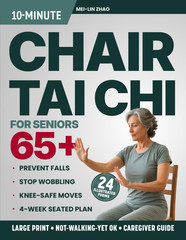 10-Minute Chair Tai Chi for Seniors over 65: Large-Print 4-Week Seated Plan to P