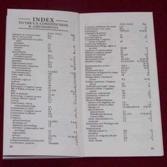 Pocket Constitution United States of America & Declaration of Independence