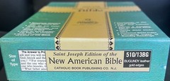 New American Bible : St Joseph Personal Size Edition Leather Burgundy [510/13BG]