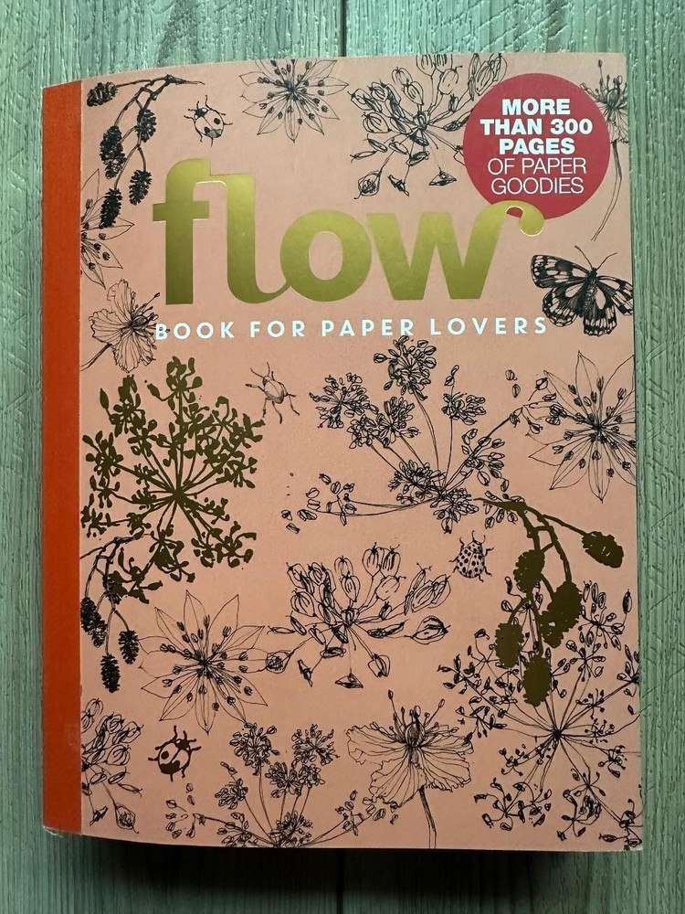 2024 FLOW Magazine BOOK FOR PAPER LOVERS 300+ Pages Of PAPER GOODIES Poster NEW