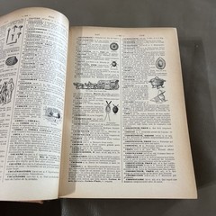 Antique Nouveau Petit Larousse Illustre Dictionary French – Claude Auge 1933