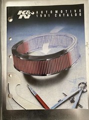 K&N 1991 Automotive Product Catalog 83 pages