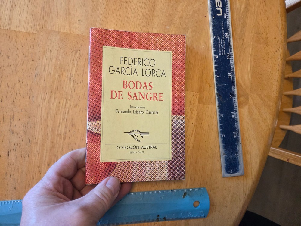 Bodas De Sangre by Federico Garcia Lorca – 1984 Spanish Paperback