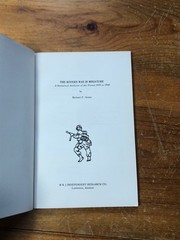 Modern War in Miniature Michael F. Korns 1966 Rare