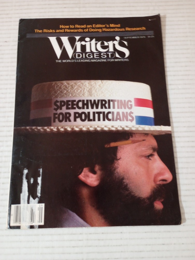 Writer’s Digest Magazine September 1979 Speechwriting For Politicians