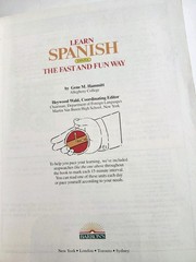 Learn Spanish the Fast and Fun Way – Paperback By Gene Hammitt 1985 Illustrated