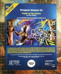 D3 Vault of the Drow – Dungeons & Dragons – D&D – AD&D