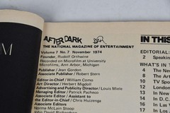 Vintage After Dark Magazine Nov 1974 Raquel Welch Wild Party Gay Interest LGBTQ